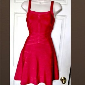 Beautiful red BeBe bandage dress